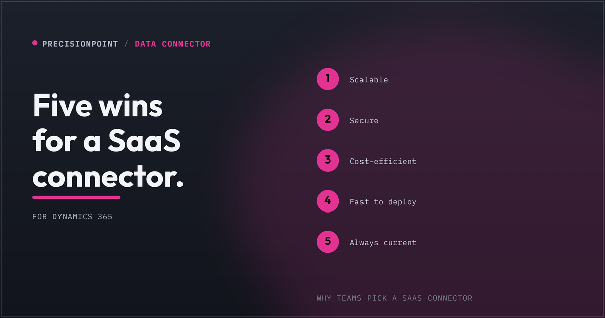 Top 5 Benefits of Using a SaaS Data Connector for Dynamics 365
