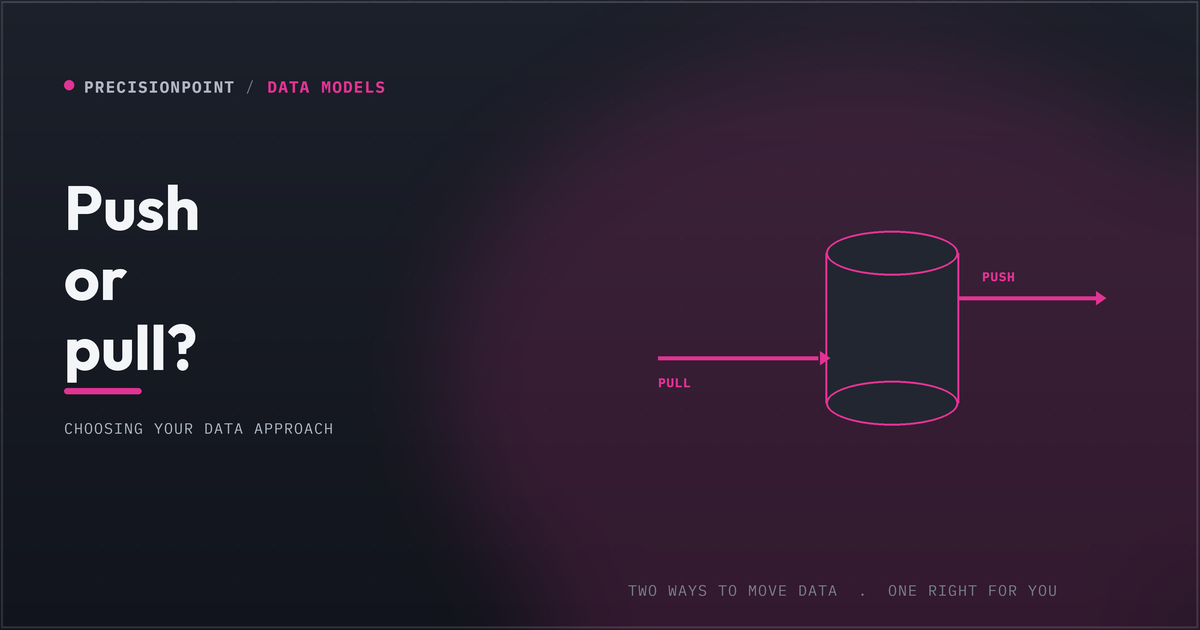 Data models – Push or Pull?